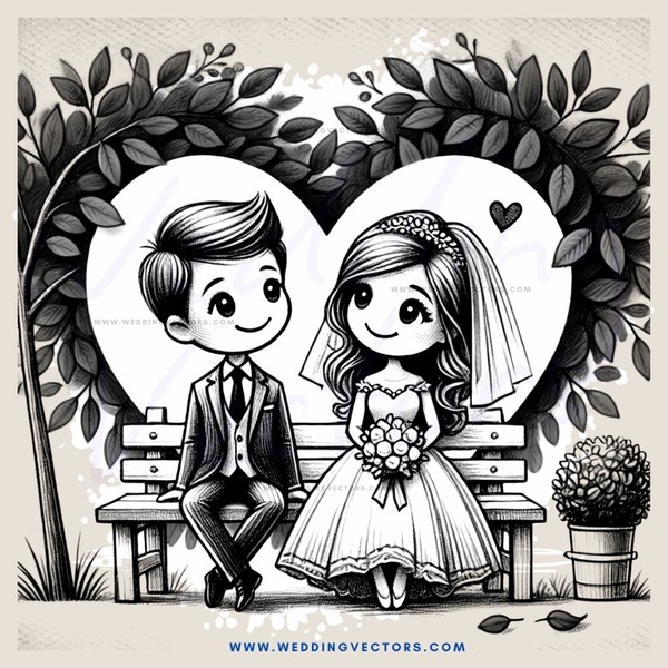 love story in black and white