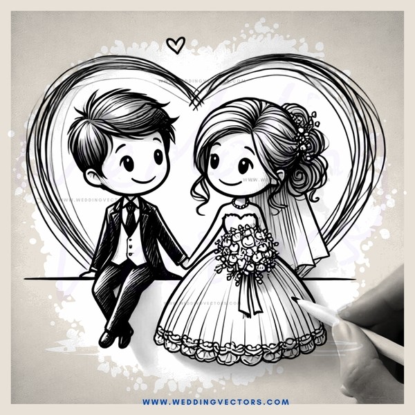 a couple's illustration