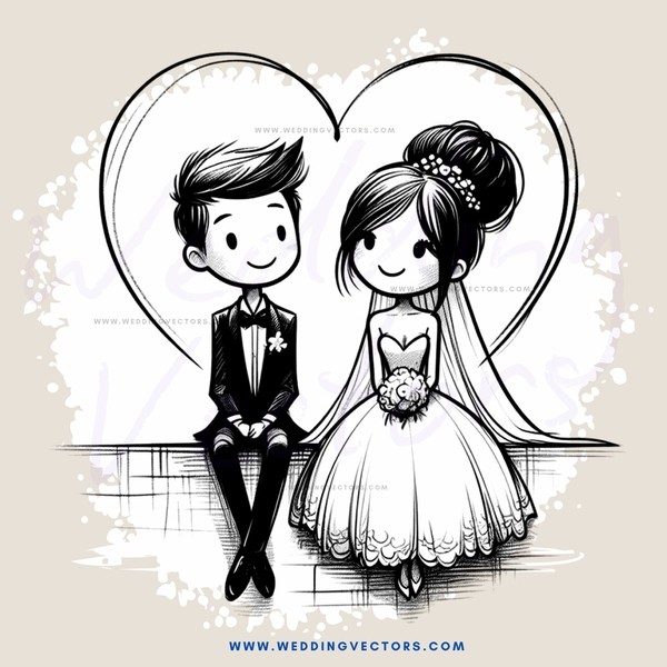a couple sitting together on a sidewalk