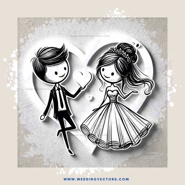 engagement picture with wedding planning shirt and dress designed outfits