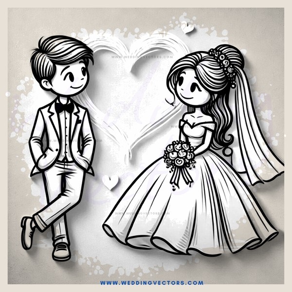 a couple in white silhouette