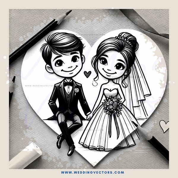 wedding clip art heart
