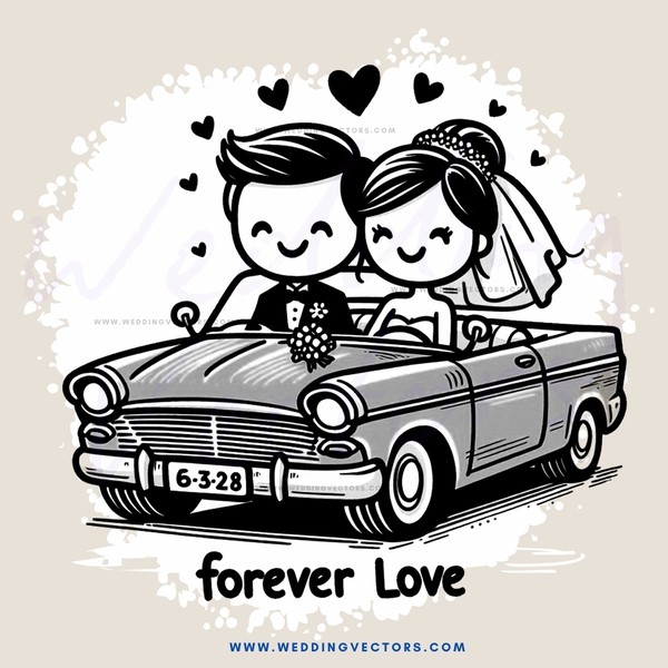 forever love caricature gift