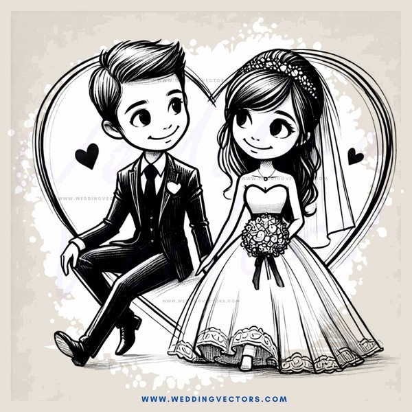 wedding animation gif