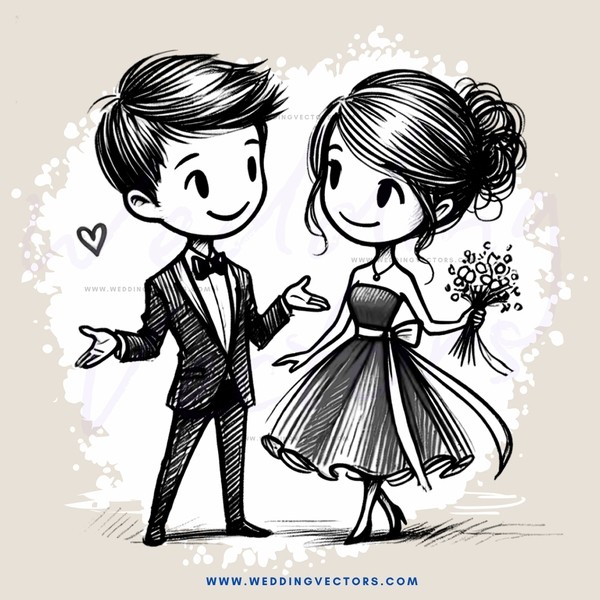boy and girl standing together