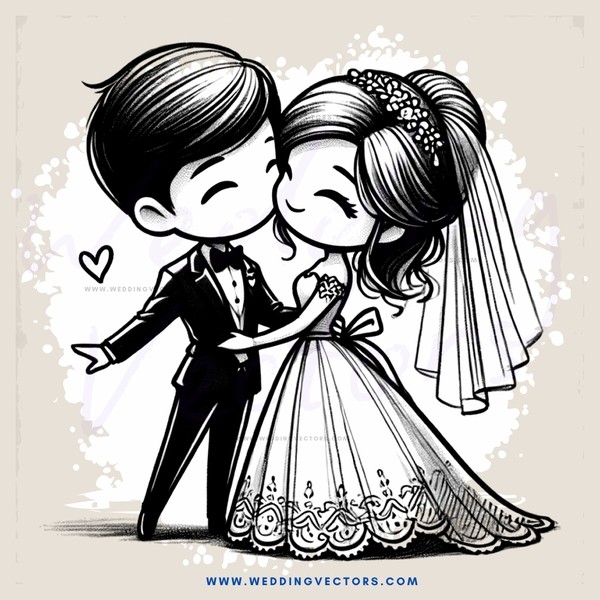 a couple hugging at their wedding