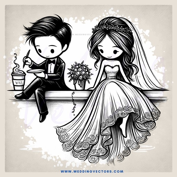 wedding bride and groom on porch