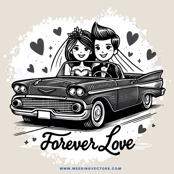 forever love caricature