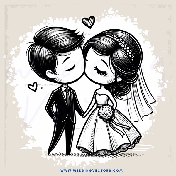a bride and groom kissing in their wedding pictures