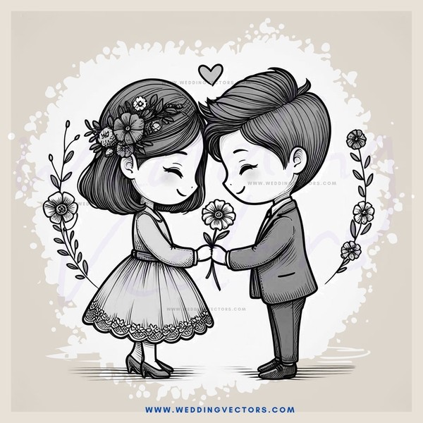 kissing couple