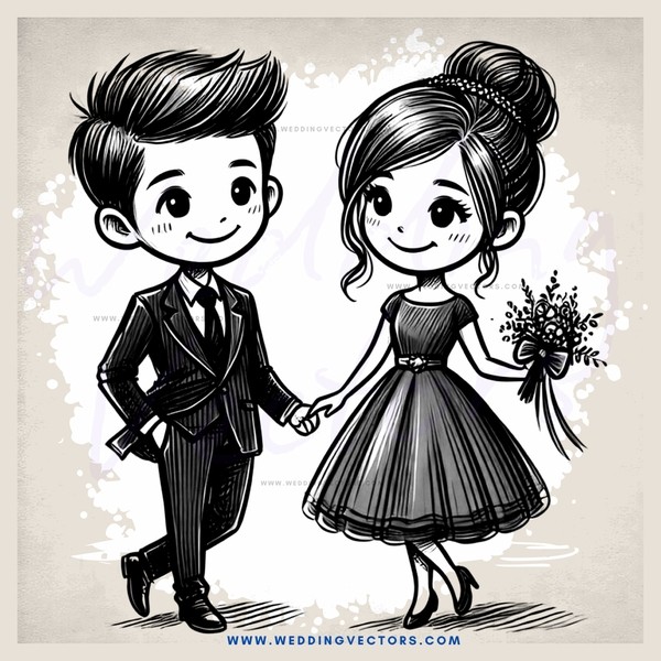 boy and girl holding hands