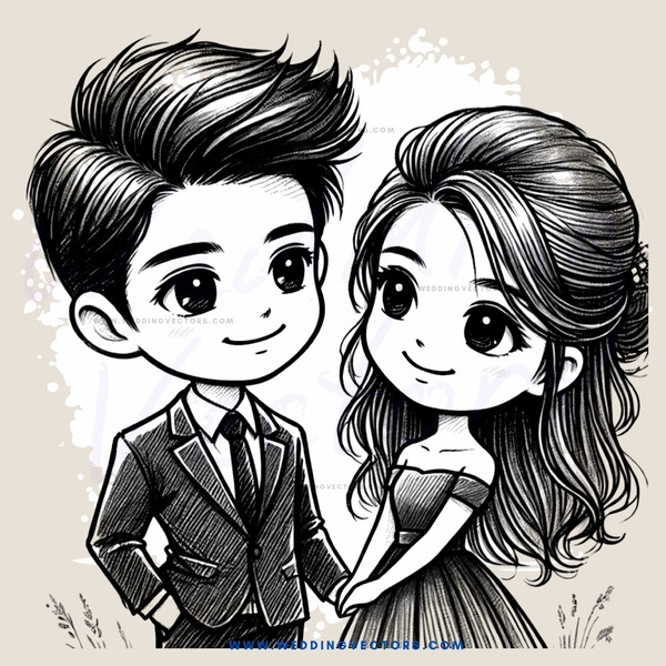 boy and girl cartoon