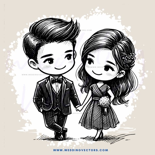 the groom and bride