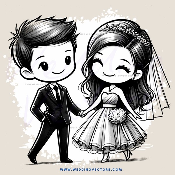 groom and bride posing for picture