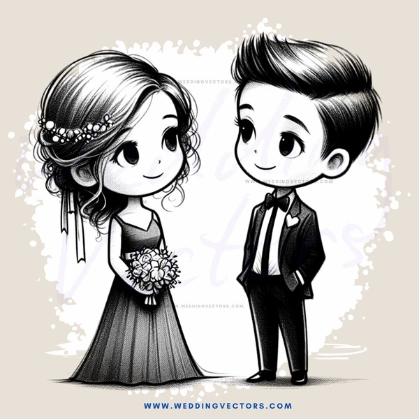 the groom and bride