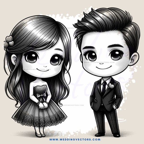 a boy and girl drawing together