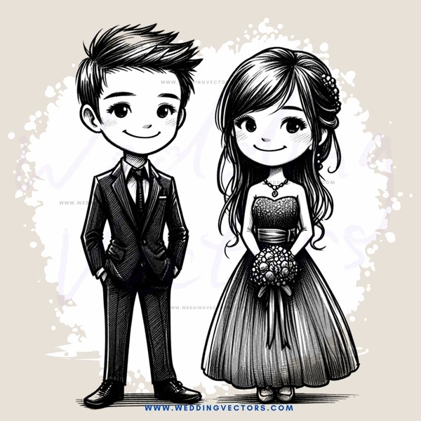 a young couple posing for a picture