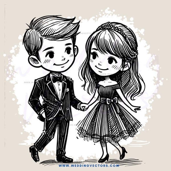 a couple walking together