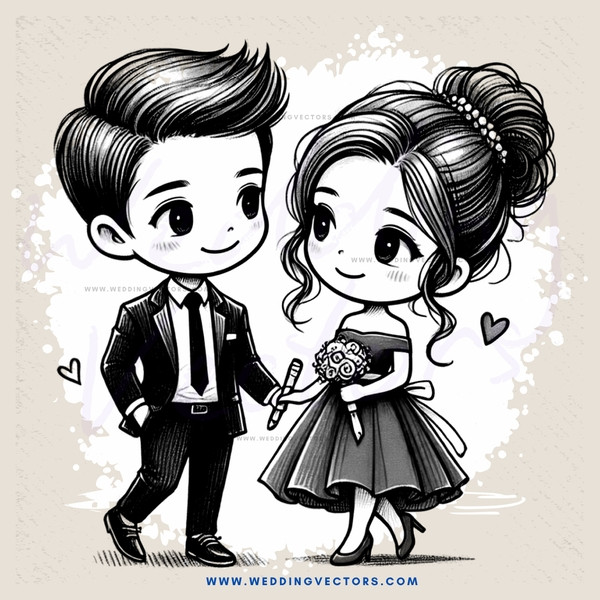 wedding couple posing for picture