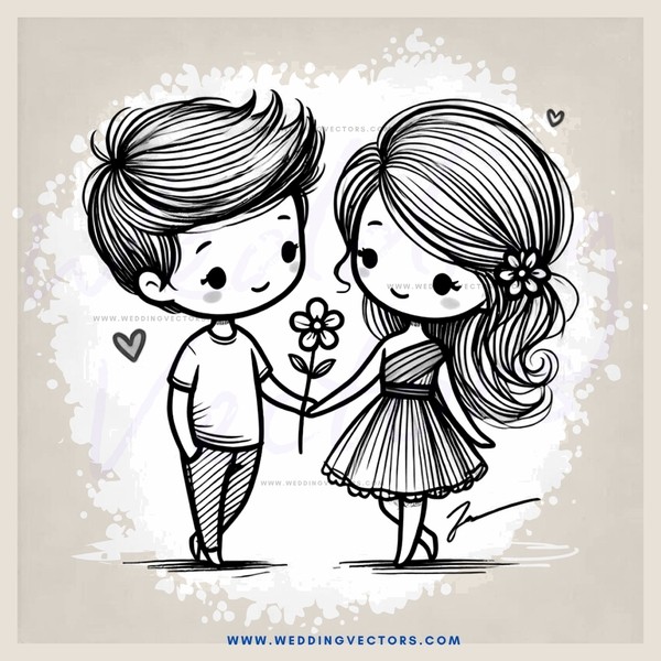 love letter cartoon character illustration