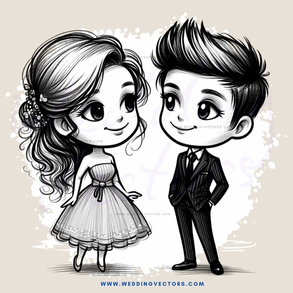 a girl and boy smiling at each other