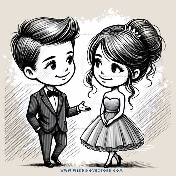 boy and girl standing together