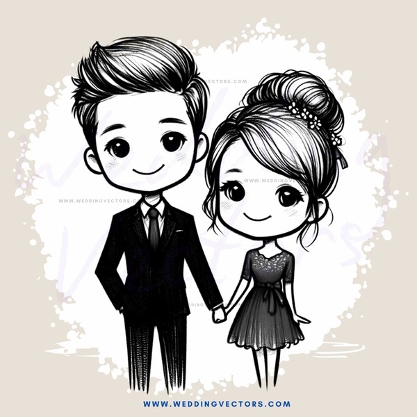 two people standing together in a picture