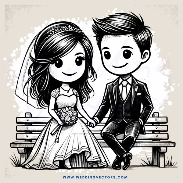 a couple on a bench