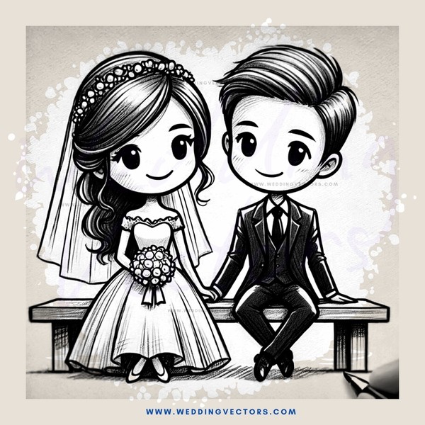 a boy and girl sitting on a bench
