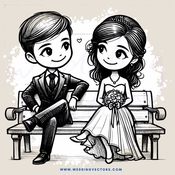 a couple sitting on a bench