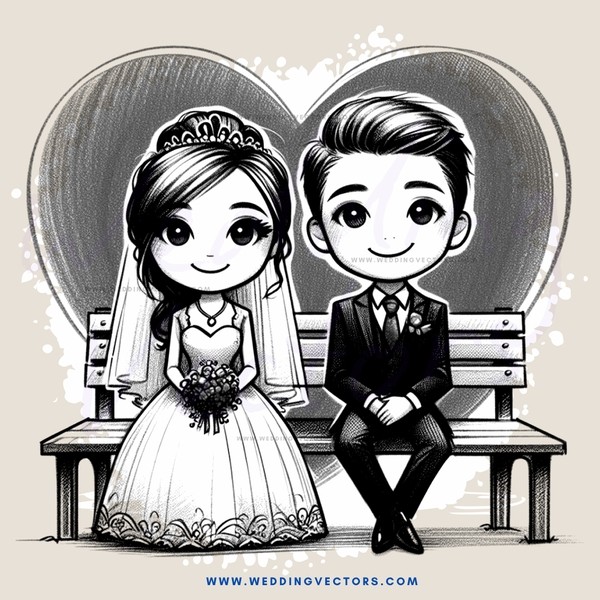 an engaged couple on a bench
