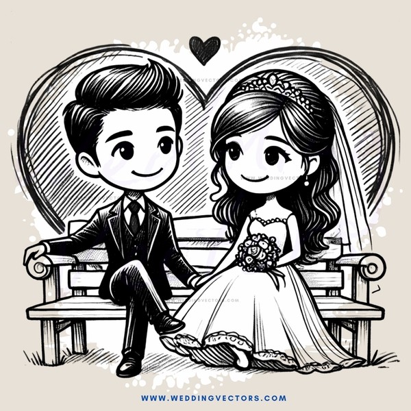 a young couple sitting on a bench