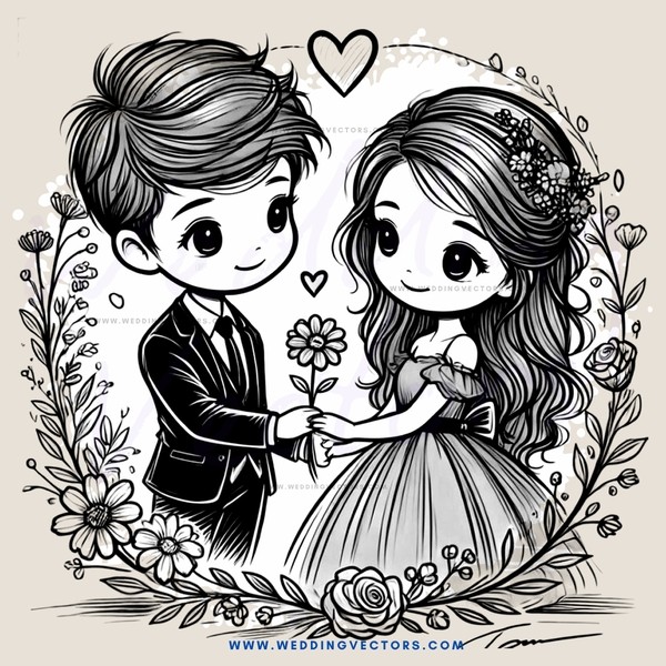 wedding shower invitation for bride & groom