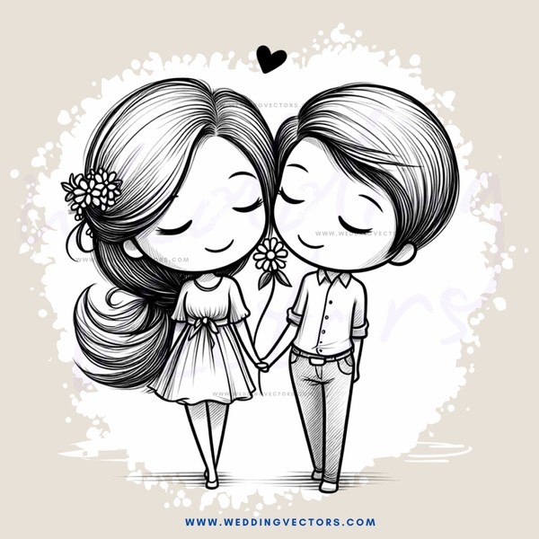 love story in black and white