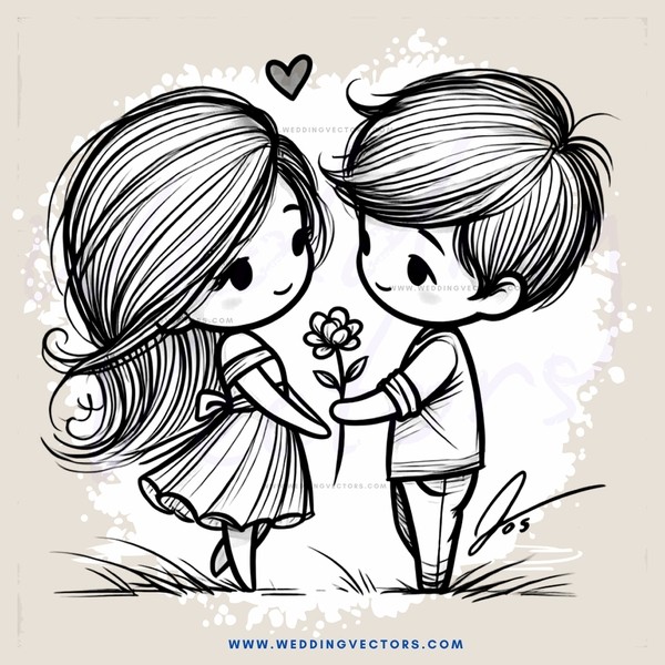a young couple sharing a moment outdoors