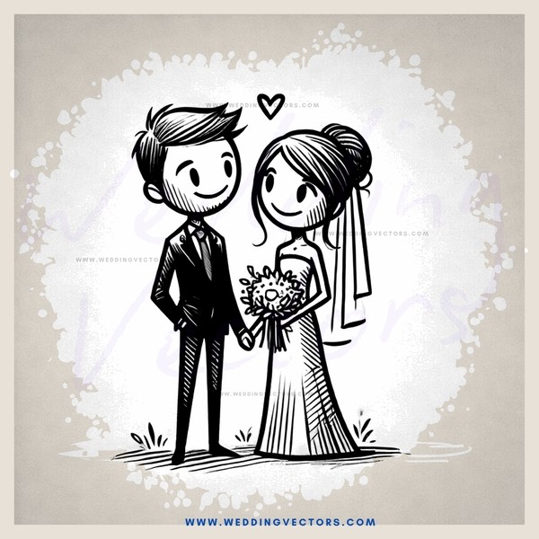 the engaged couple holding flowers