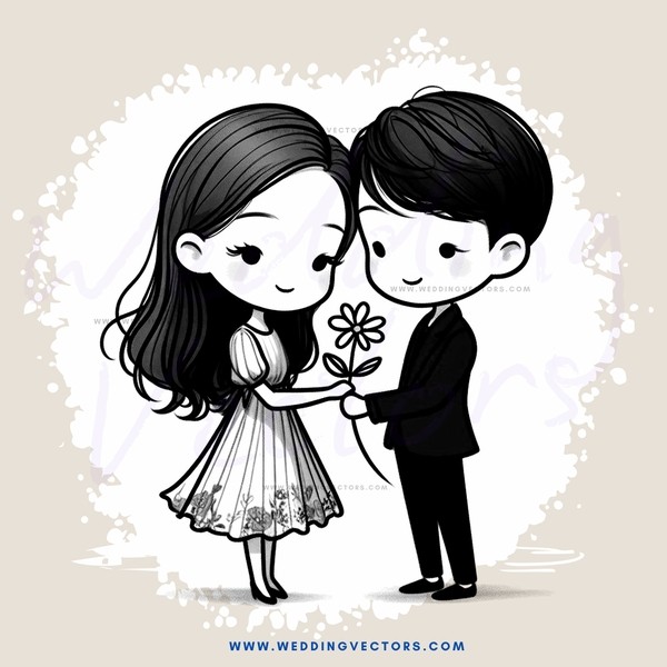 a young couple posing for a picture