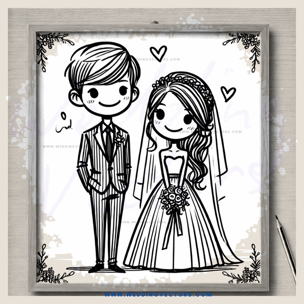 a boy and girl cartoon picture
