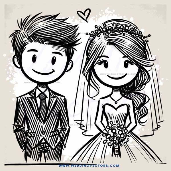 a couple's picture on a wedding invitation