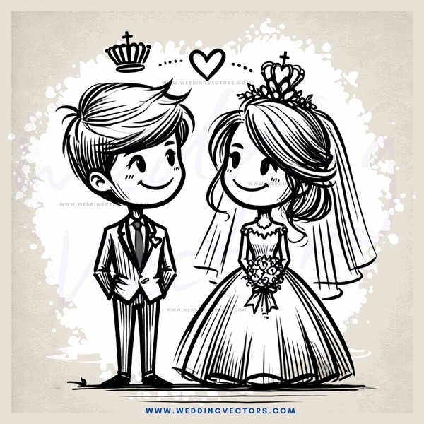 newly married couple