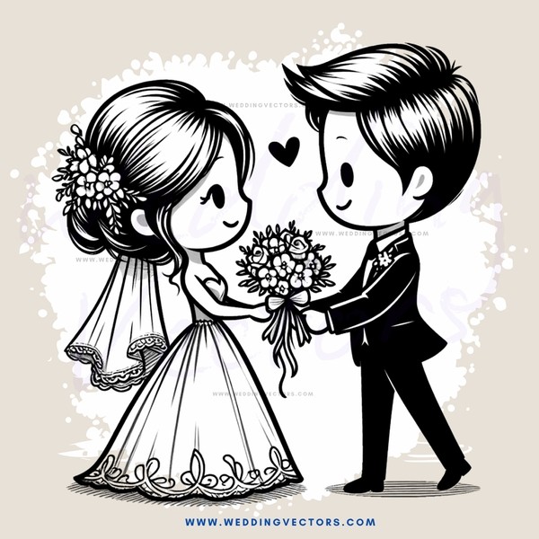 wedding couple embrace