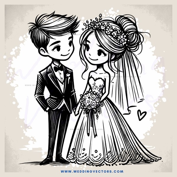 couple standing side by side