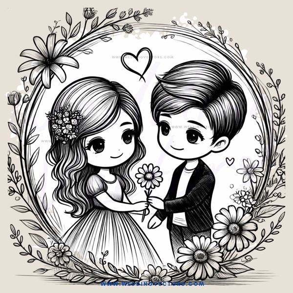 love in nature illustration