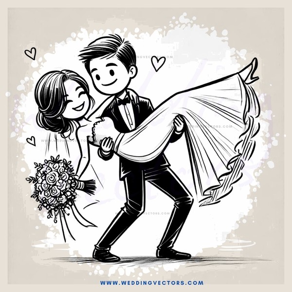 love story in black and white