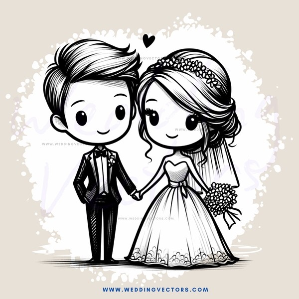 a wedding couple posing for their picture