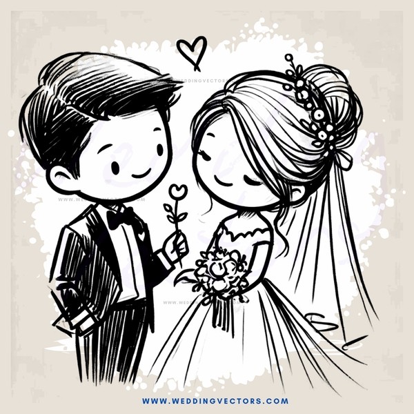 a man and a woman exchange flowers for their wedding