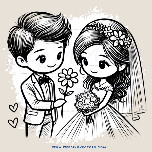 groom and bride