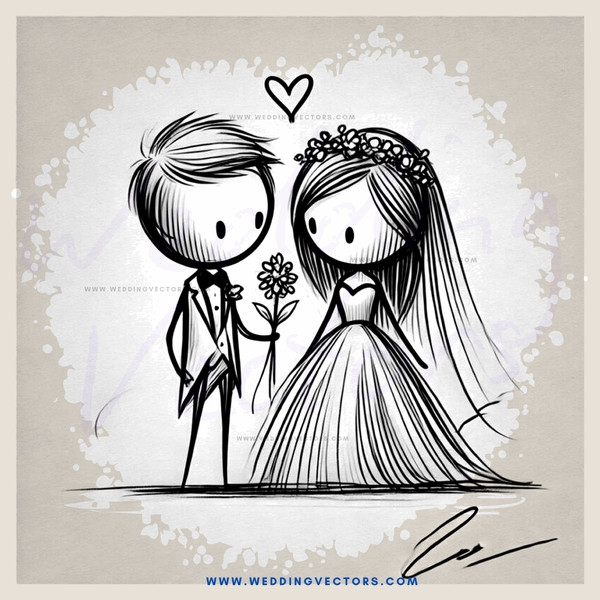 newly married couple