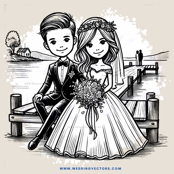 a couple on a bench by a river