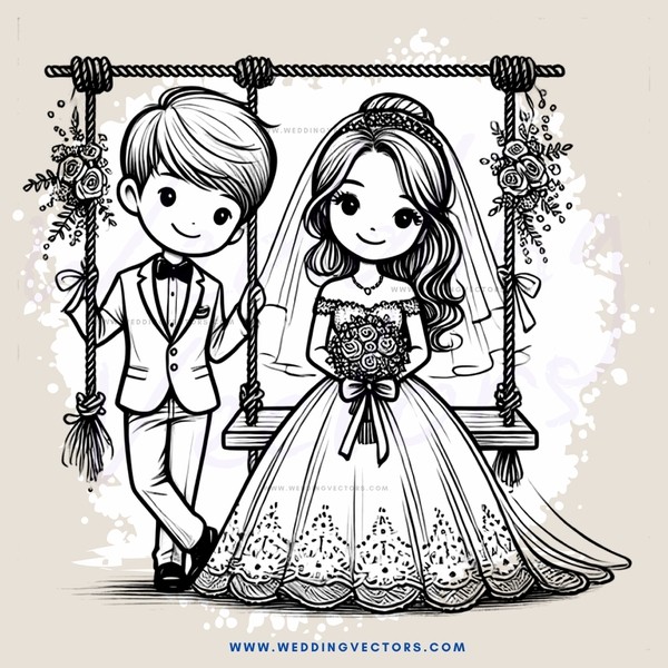 wedding anniversary gift box (with hanging ropes)